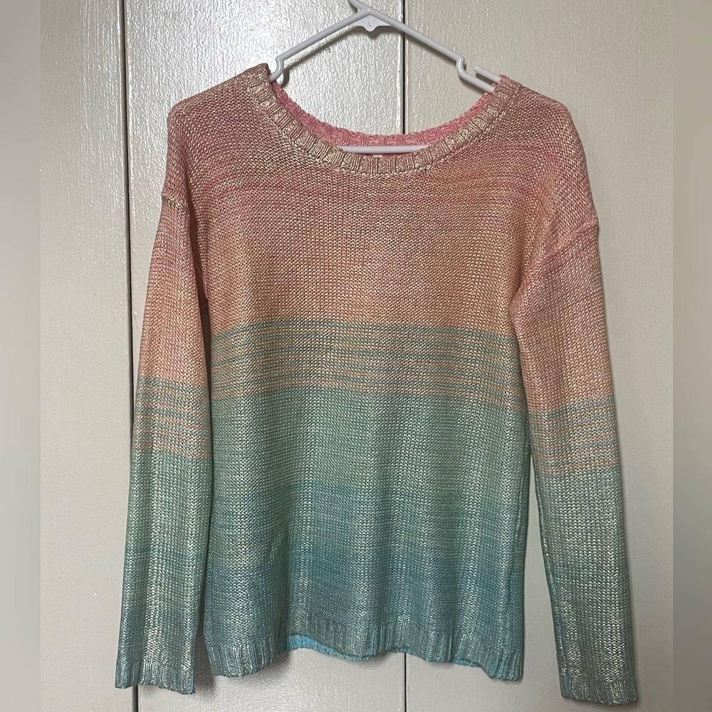 Degradé(gradient) Shiny Sweater Willow & Clay size small